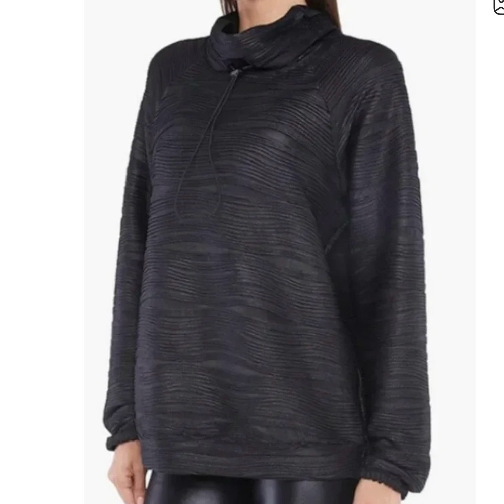 Koral Probe DJ Pullover Black Medium Cowl Neck